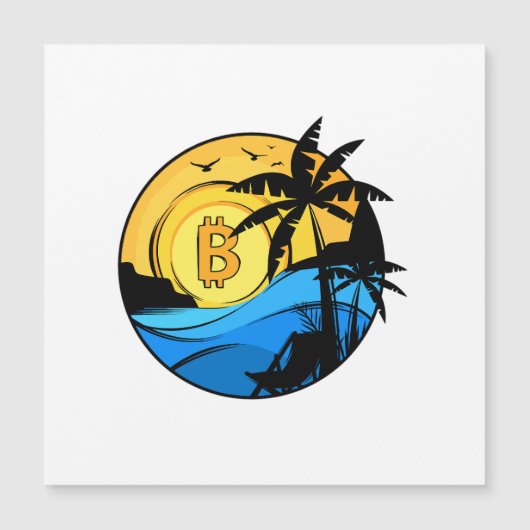 Bitcoin Zomer - Crypto munt (Voorkant)