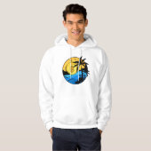 Bitcoin Zomer - Crypto munt Hoodie (Voorkant volledig)