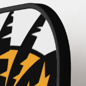 Bitcoin Zomer - Crypto munt Pickleball Paddle (Links Detail)