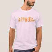 Bitcoin, zwart T-shirt (Voorkant)