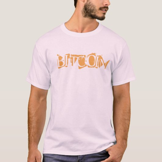 Bitcoin, zwart T-shirt (Voorkant)