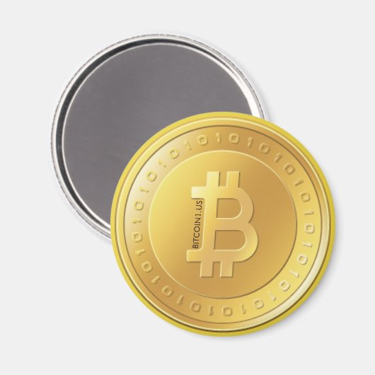bitcoinmagneet magneet (Voorkant / Achterkant)