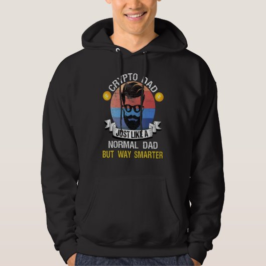 Bitcoupkoetsen in Crypto Pap net als een normale d Hoodie (Voorkant)