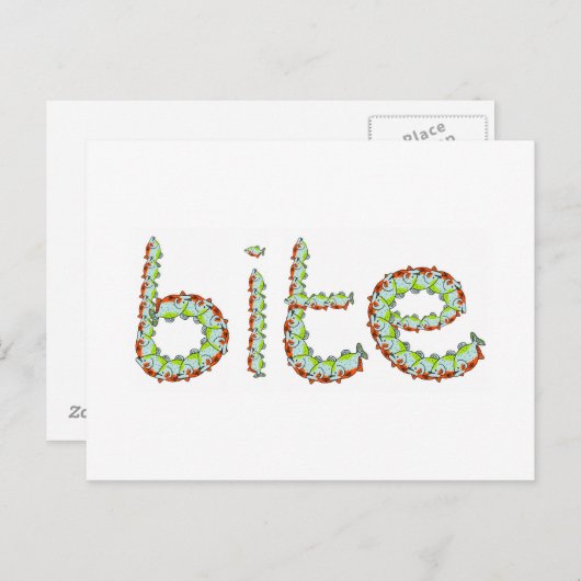 bite briefkaart (Voorkant / Achterkant)