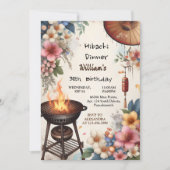 Bite Chef BBQ Japans Sushi Hibachi 30e verjaardag Kaart (Voorkant)