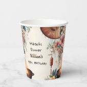 Bite Chef BBQ Japans Sushi Hibachi 30e verjaardag Papieren Bekers (Achterkant)