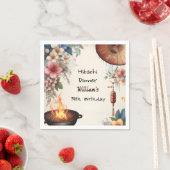 Bite Chef BBQ Japans Sushi Hibachi 30e verjaardag Servet (Insitu)