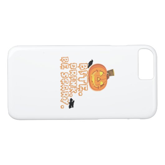 Bite Drink Be Scary Halloween Case-Mate iPhone Case (Achterkant (Horizontaal))