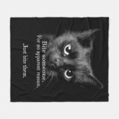 BITE EM.. DOE HET ALLEMAAL! FLEECE BLANKET DEKEN (Voorkant (Horizontaal))