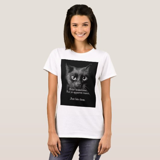 BITE EM.. DOE HET ALLEMAAL! T-SHIRT (Voorkant volledig)