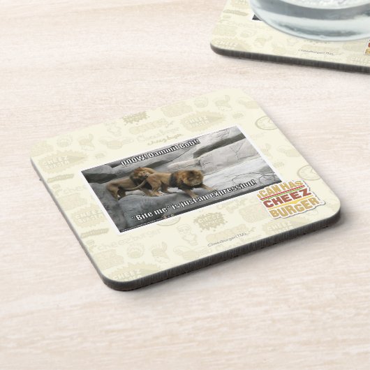 Bite, ik ben gewoon een uitdrukking. bier onderzetter (Linkerzijde)