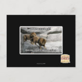 Bite, ik ben gewoon een uitdrukking. briefkaart (Voorkant)