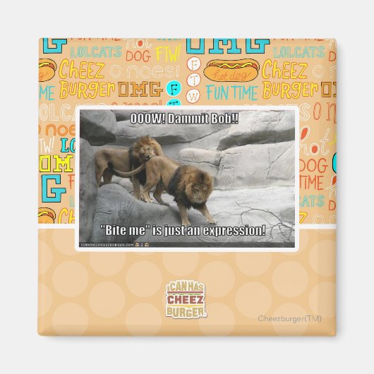 Bite, ik ben gewoon een uitdrukking. magneet (Voorkant)