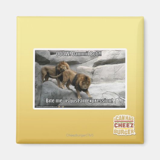 Bite, ik ben gewoon een uitdrukking. magneet (Voorkant)