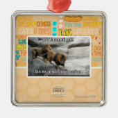 Bite, ik ben gewoon een uitdrukking. metalen ornament (Voorkant)