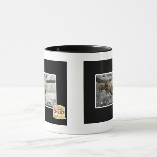 Bite, ik ben gewoon een uitdrukking. mok (Midden)