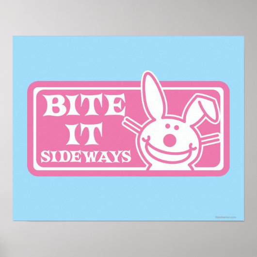 Bite it Sideways Poster (Voorkant)