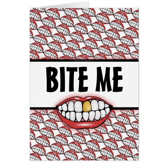 Bite me (Voorkant)