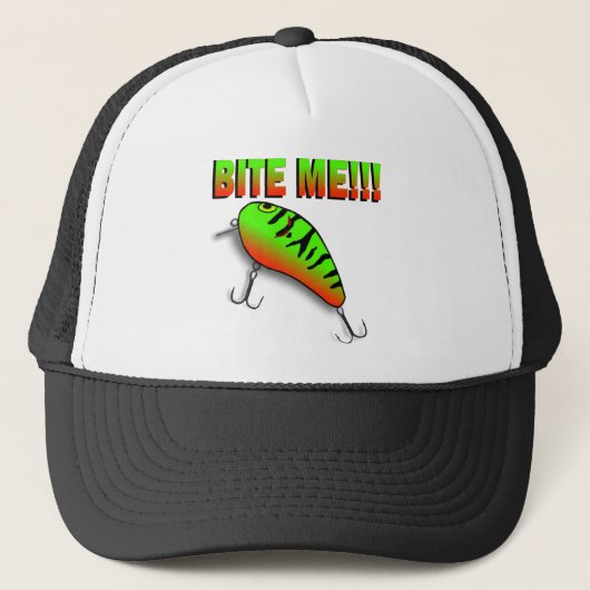 Bite me Bass Lure Trucker Pet (Voorkant)