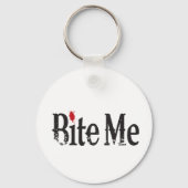 Bite me (bloed) sleutelhanger (Voorkant)