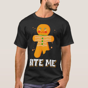 Bite Me Boze Gebruinde Peperkoek Bite Me T-shirt
