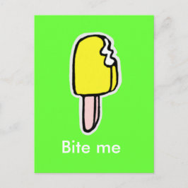 Bite me briefkaart