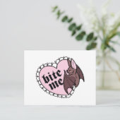 Bite me briefkaart (Staand voorkant)