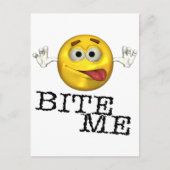 Bite me! briefkaart (Voorkant)