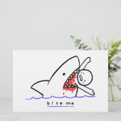 Bite me briefpapier (Staand voorkant)