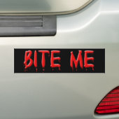 Bite me Bumpersticker (Op auto)