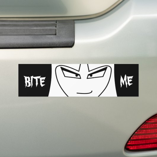 BITE ME Bumpersticker (Op auto)