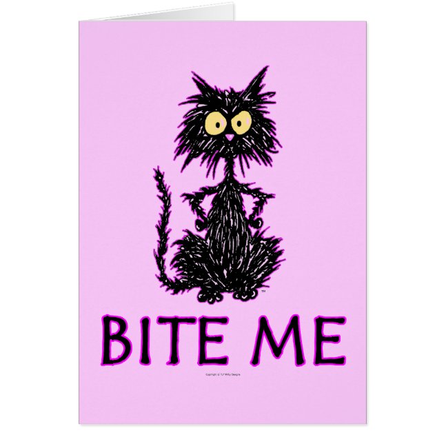 Bite me! Cat Cft-Design (Voorkant)