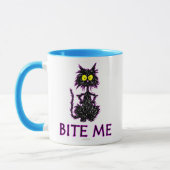 Bite me! Cat Cft-Design Mok (Links)