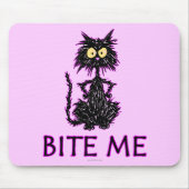 Bite me! Cat Cft-Design Muismat (Voorkant)