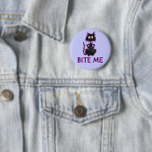 Bite me! Cat Cft-Design Ronde Button 5,7 Cm (In situ)