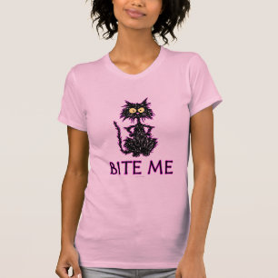 Bite me! Cat Cft-Design T-shirt