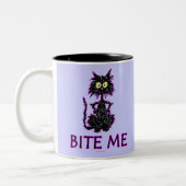Bite me! Cat Cft-Design Tweekleurige Koffiemok (Links)