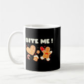 Bite Me Cookie Bakteam Kerst Gemberkoek Kerstmis Koffiemok (Links)