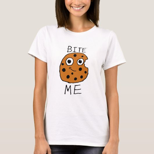 Bite me Cookie T-shirt (Voorkant)