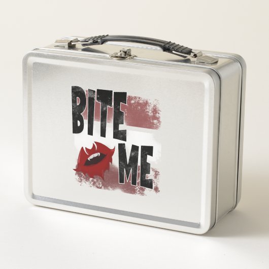 Bite me - Cool Quote - Halloween - Bat (Voorkant)