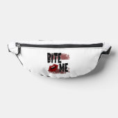 Bite me - Cool Quote - Halloween - Bat Heuptasje (Liggend)