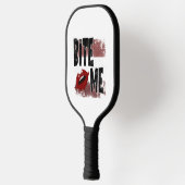 Bite me - Cool Quote - Halloween - Bat Pickleball Paddle (Links)