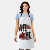 Bite me - Cool Quote - Halloween - Bat Schort (Gedragen)