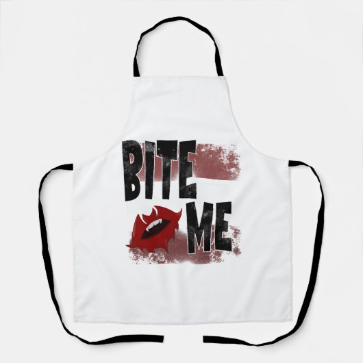 Bite me - Cool Quote - Halloween - Bat Schort (Voorkant)