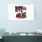Bite me - Cool Quote - Halloween - Bat Spandoek (Beurs)