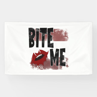 Bite me - Cool Quote - Halloween - Bat Spandoek