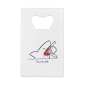 Bite me creditkaart flessenopener (Achterkant)