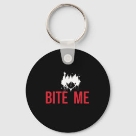 Bite Me: een spookachtige en speelse twist Sleutelhanger