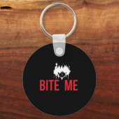 Bite Me: een spookachtige en speelse twist Sleutelhanger (Voorkant)