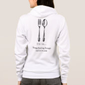 "Bite me" feeding hoodie (Achterkant)